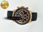 Daytona 116515 QF 1:1 Best Edition Black/RG Dial on Oysterflex Strap SH4130 V11（Gain Weight） - Görsel 8