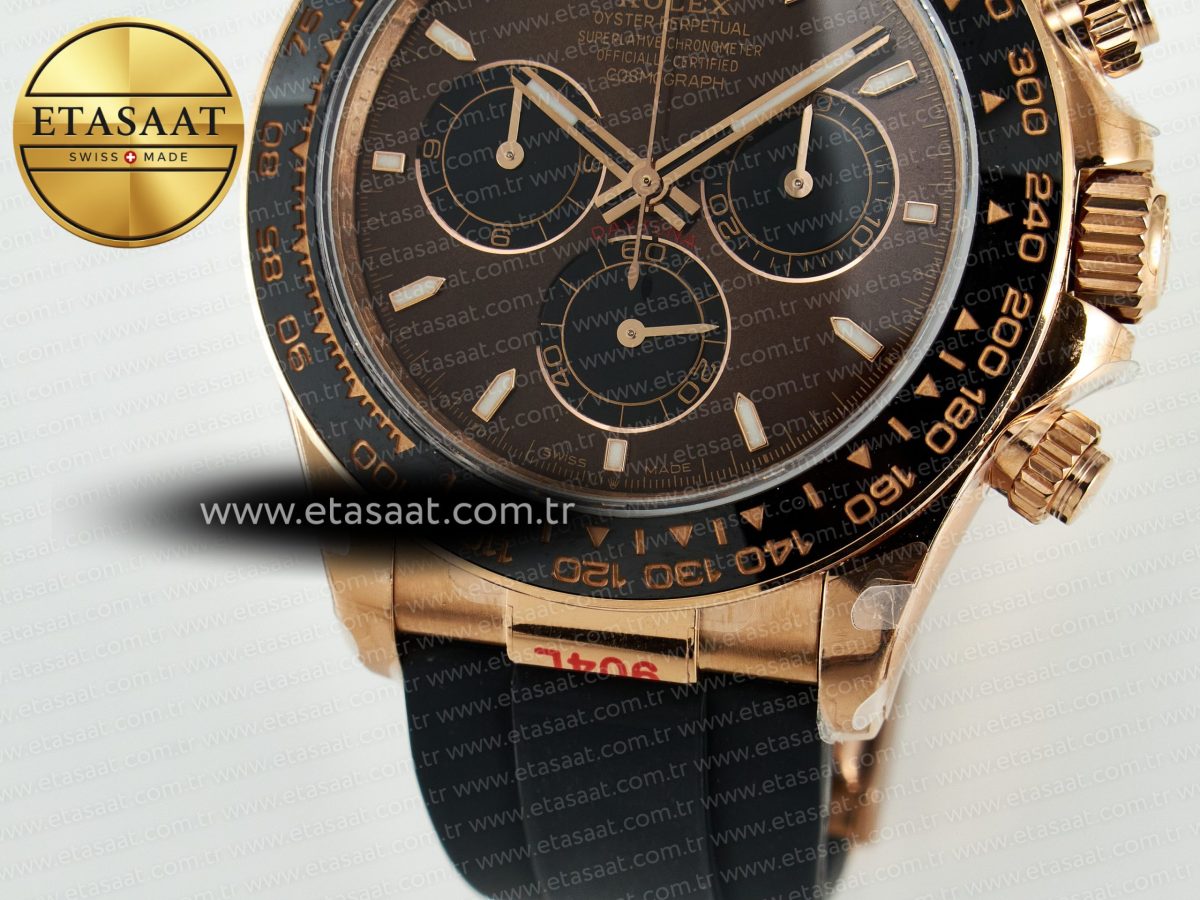 Daytona 116515 QF 1:1 Best Edition Brown/Black Dial on Oysterflex Strap SH4130 V11（Gain Weight） - Görsel 12
