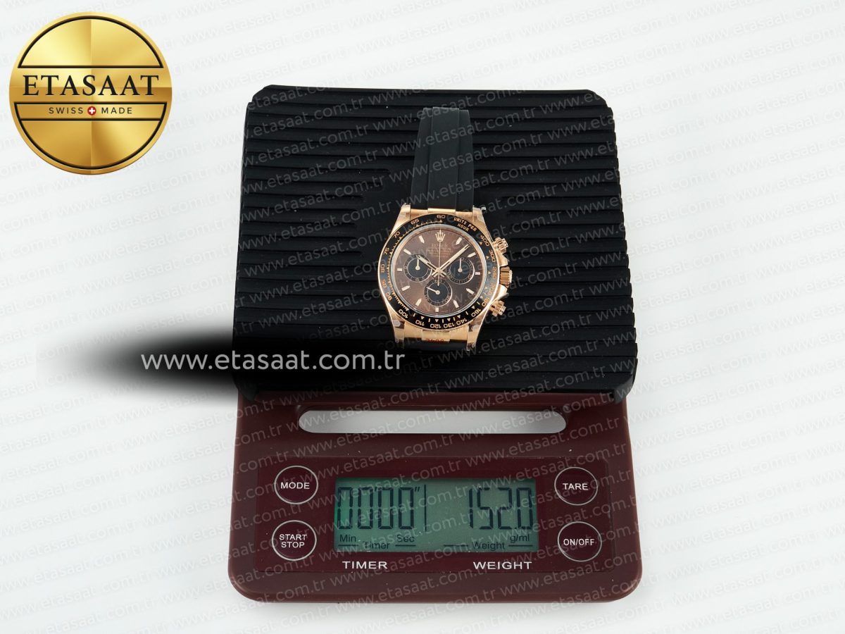 Daytona 116515 QF 1:1 Best Edition Brown/Black Dial on Oysterflex Strap SH4130 V11（Gain Weight） - Görsel 34