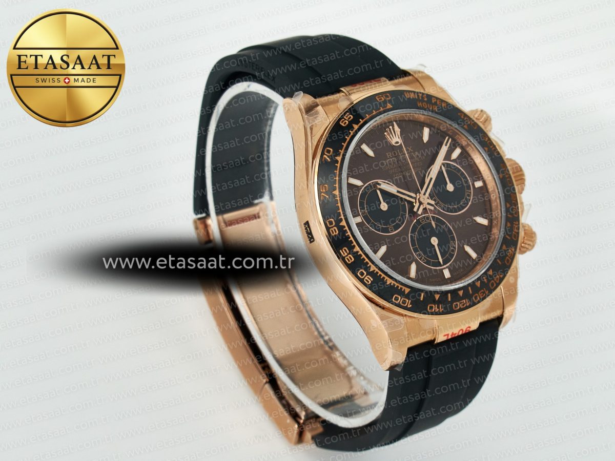 Daytona 116515 QF 1:1 Best Edition Brown/Black Dial on Oysterflex Strap SH4130 V11（Gain Weight） - Görsel 5