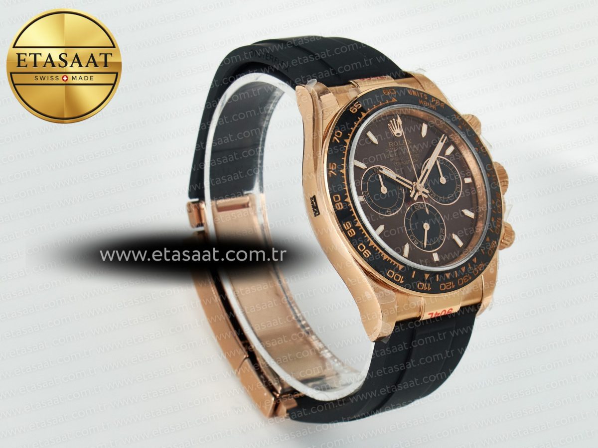 Daytona 116515 QF 1:1 Best Edition Brown/Black Dial on Oysterflex Strap SH4130 V11（Gain Weight） - Görsel 7
