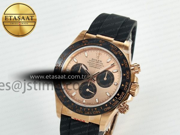 Daytona 116515 QF 1:1 Best Edition RG/Black Dial on Oysterflex Strap SH4130 V11（Gain Weight）