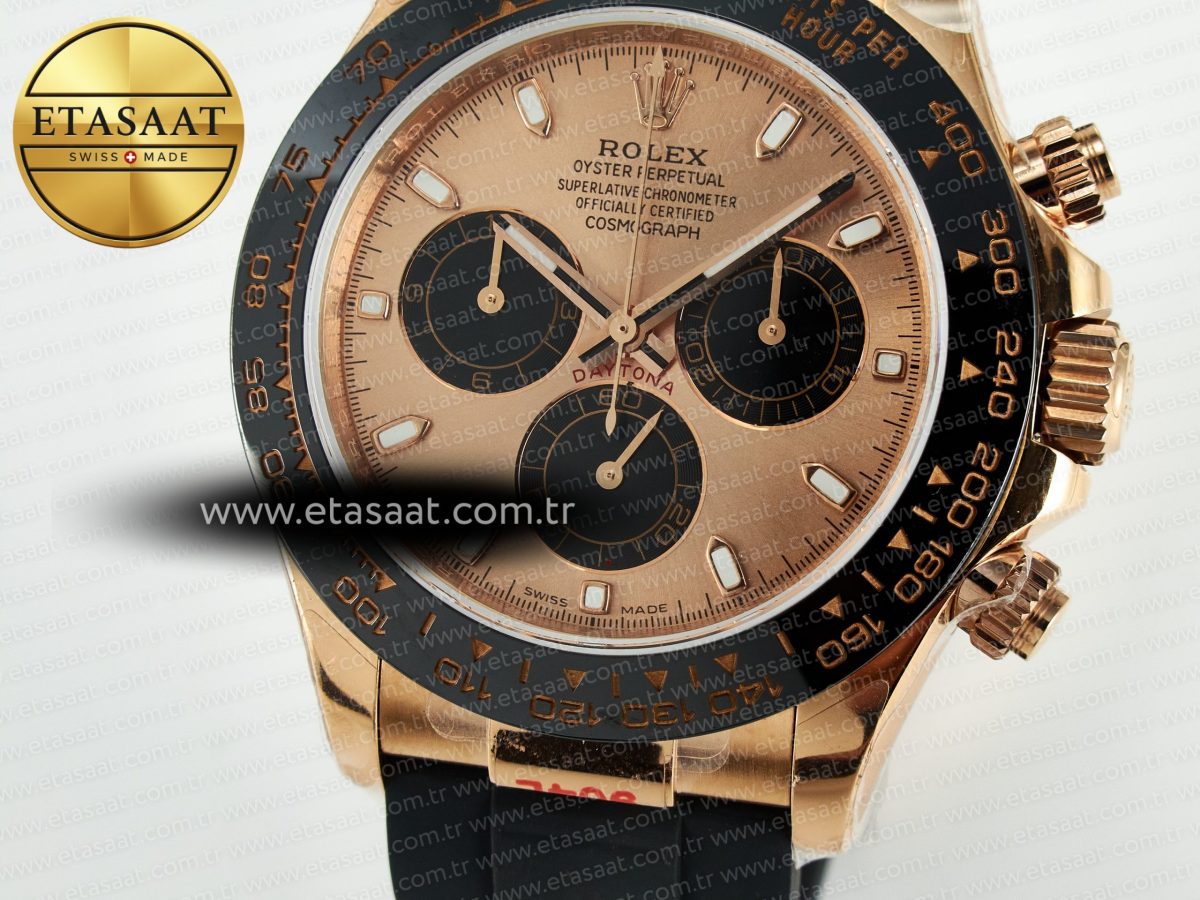 Daytona 116515 QF 1:1 Best Edition RG/Black Dial on Oysterflex Strap SH4130 V11（Gain Weight） - Görsel 10