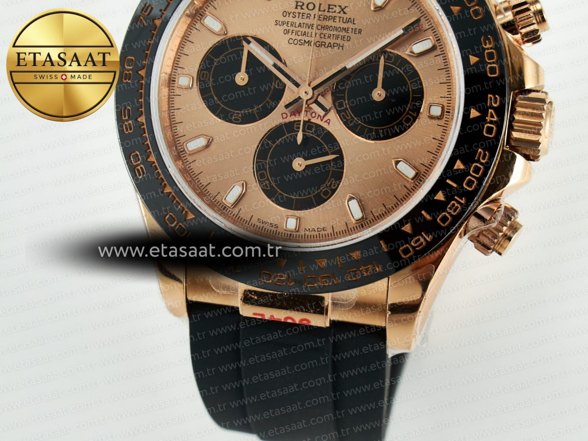 Daytona 116515 QF 1:1 Best Edition RG/Black Dial on Oysterflex Strap SH4130 V11（Gain Weight） - Görsel 12