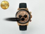 Daytona 116515 QF 1:1 Best Edition RG/Black Dial on Oysterflex Strap SH4130 V11（Gain Weight） - Görsel 3