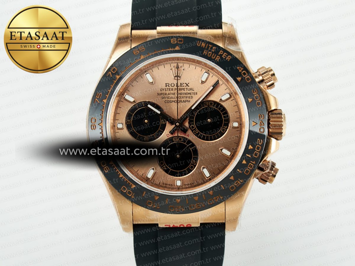 Daytona 116515 QF 1:1 Best Edition RG/Black Dial on Oysterflex Strap SH4130 V11（Gain Weight） - Görsel 4