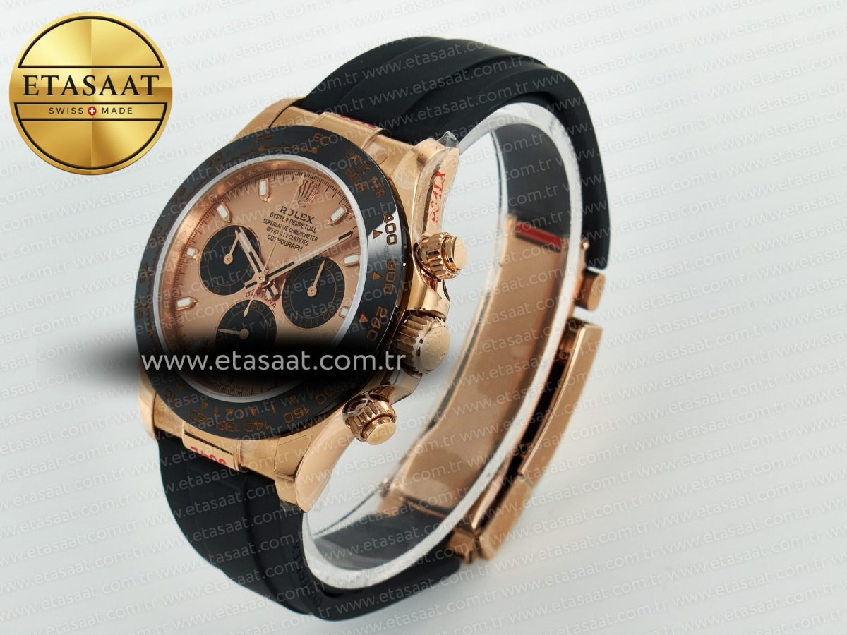 Daytona 116515 QF 1:1 Best Edition RG/Black Dial on Oysterflex Strap SH4130 V11（Gain Weight） - Görsel 6