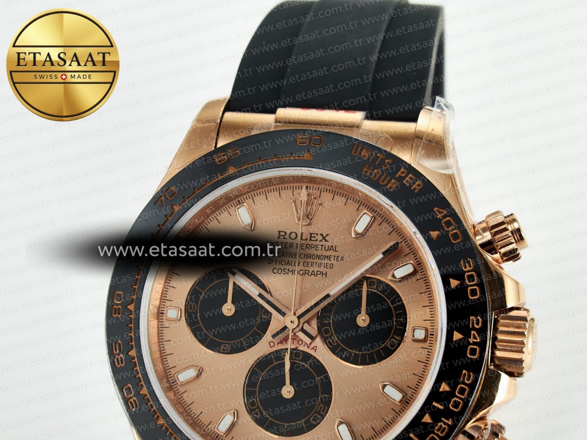 Daytona 116515 QF 1:1 Best Edition RG/Black Dial on Oysterflex Strap SH4130 V11（Gain Weight） - Görsel 8
