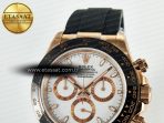 Daytona 116515 QF 1:1 Best Edition White/RG Dial on Oysterflex Strap SH4130 V11（Gain Weight） - Görsel 10