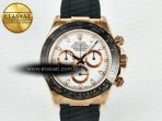 Daytona 116515 QF 1:1 Best Edition White/RG Dial on Oysterflex Strap SH4130 V11（Gain Weight） - Görsel 4