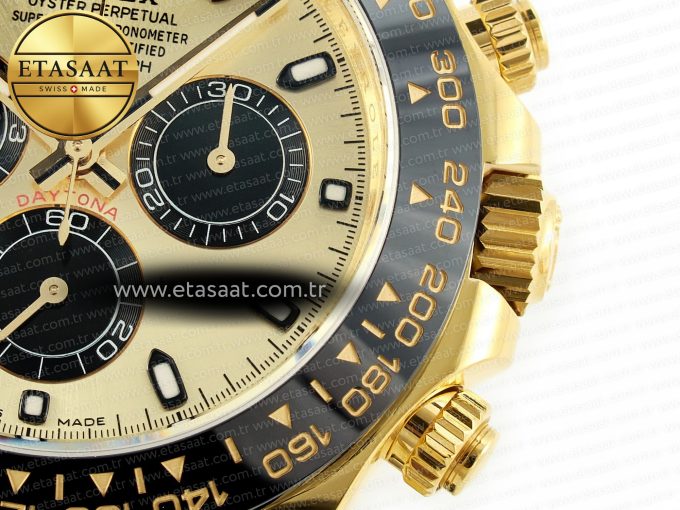 Daytona 116518 APS 1:1 Best Edition 904L SS Case YG Dial on Oysterflex Strap SH4130 (Gain Weight) - Görsel 12