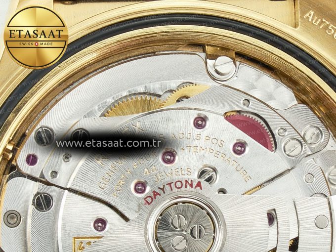 Daytona 116518 APS 1:1 Best Edition 904L SS Case YG Dial on Oysterflex Strap SH4130 (Gain Weight) - Görsel 22
