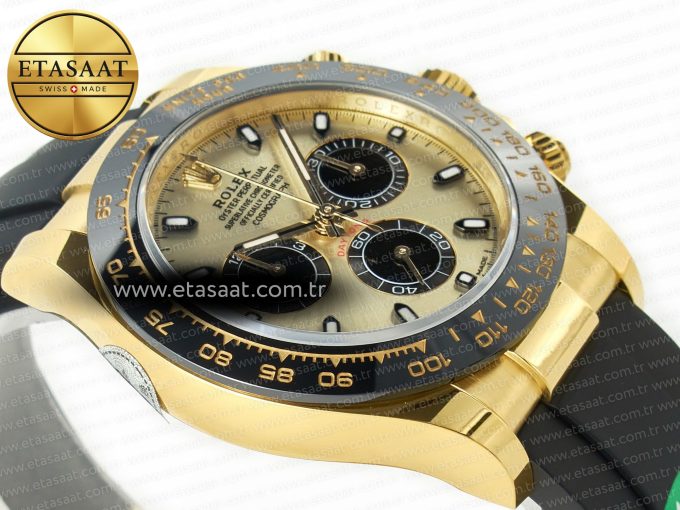 Daytona 116518 APS 1:1 Best Edition 904L SS Case YG Dial on Oysterflex Strap SH4130 (Gain Weight) - Görsel 7