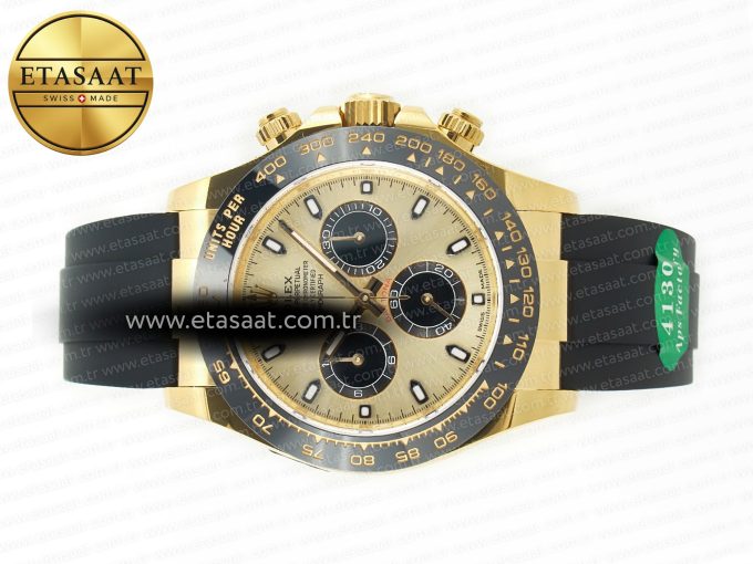 Daytona 116518 APS 1:1 Best Edition 904L SS Case YG Dial on Oysterflex Strap SH4130 (Gain Weight) - Görsel 9