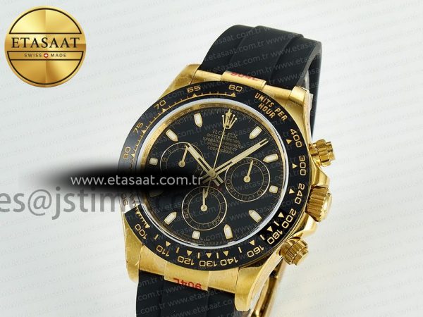 Daytona 116518 QF 1:1 Best Edition Black Dial on Oysterflex Strap SH4130 V11（Gain Weight）