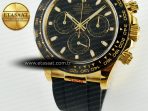 Daytona 116518 QF 1:1 Best Edition Black Dial on Oysterflex Strap SH4130 V11（Gain Weight） - Görsel 14