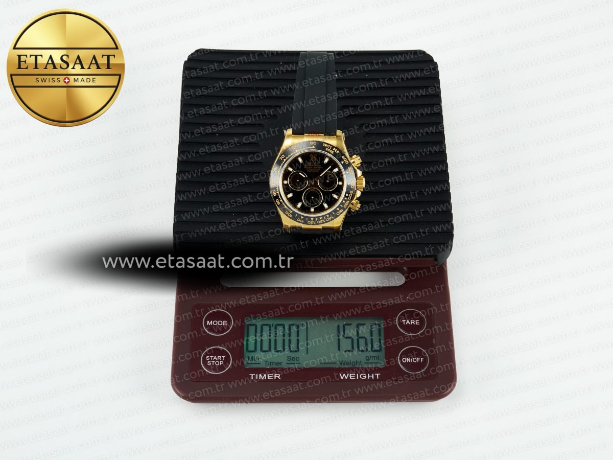 Daytona 116518 QF 1:1 Best Edition Black Dial on Oysterflex Strap SH4130 V11（Gain Weight） - Görsel 36
