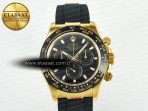 Daytona 116518 QF 1:1 Best Edition Black Dial on Oysterflex Strap SH4130 V11（Gain Weight） - Görsel 4