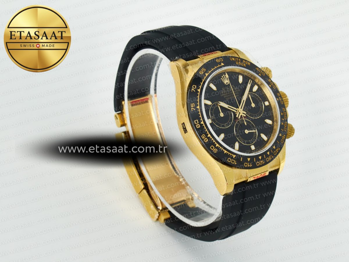 Daytona 116518 QF 1:1 Best Edition Black Dial on Oysterflex Strap SH4130 V11（Gain Weight） - Görsel 7