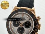 Daytona 116518 QF 1:1 Best Edition Meteorite Dial on Oysterflex Strap SH4130 V11（Gain Weight） - Görsel 10
