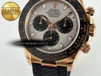 Daytona 116518 QF 1:1 Best Edition Meteorite Dial on Oysterflex Strap SH4130 V11（Gain Weight） - Görsel 12
