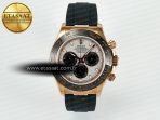 Daytona 116518 QF 1:1 Best Edition Meteorite Dial on Oysterflex Strap SH4130 V11（Gain Weight） - Görsel 3