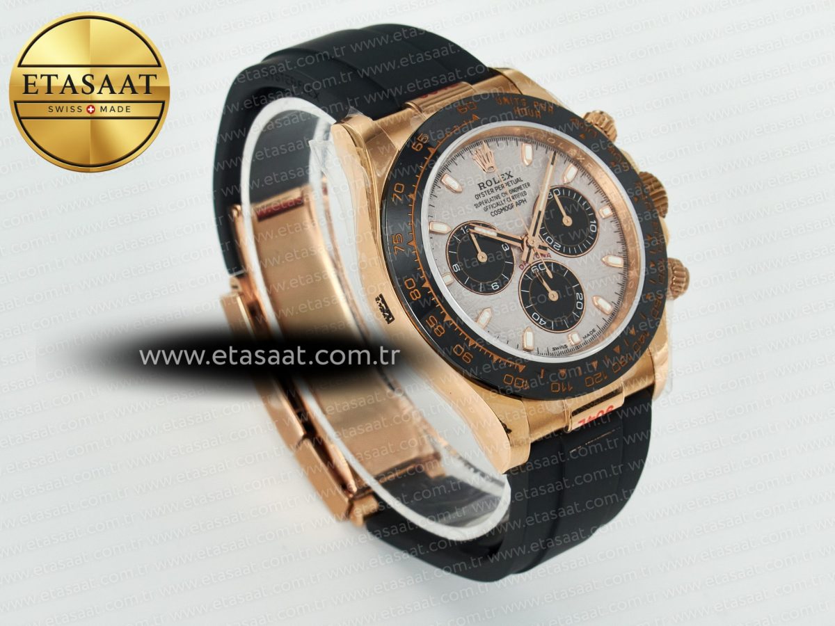 Daytona 116518 QF 1:1 Best Edition Meteorite Dial on Oysterflex Strap SH4130 V11（Gain Weight） - Görsel 5