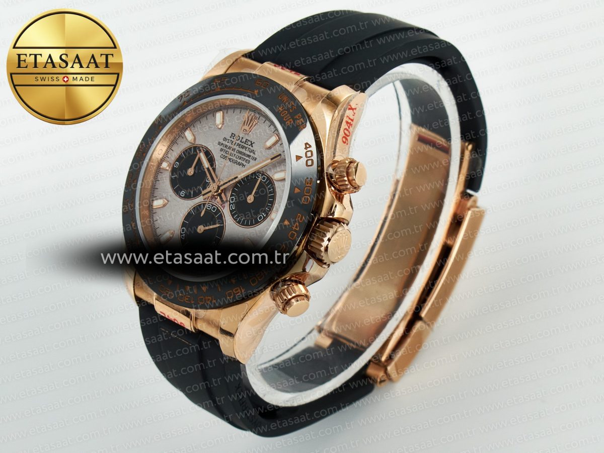 Daytona 116518 QF 1:1 Best Edition Meteorite Dial on Oysterflex Strap SH4130 V11（Gain Weight） - Görsel 6