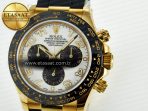 Daytona 116518 QF 1:1 Best Edition White/Black Dial on Oysterflex Strap SH4130 V11（Gain Weight） - Görsel 10