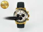 Daytona 116518 QF 1:1 Best Edition White/Black Dial on Oysterflex Strap SH4130 V11（Gain Weight） - Görsel 3