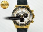 Daytona 116518 QF 1:1 Best Edition White/Black Dial on Oysterflex Strap SH4130 V11（Gain Weight） - Görsel 4