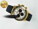 Daytona 116518 QF 1:1 Best Edition White/Black Dial on Oysterflex Strap SH4130 V11（Gain Weight） - Görsel 9