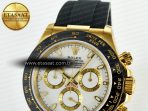 Daytona 116518 QF 1:1 Best Edition White/YG Dial on Oysterflex Strap SH4130 V11（Gain Weight） - Görsel 10