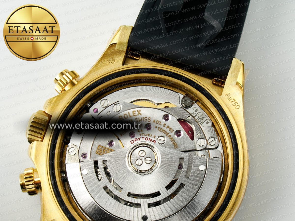 Daytona 116518 QF 1:1 Best Edition White/YG Dial on Oysterflex Strap SH4130 V11（Gain Weight） - Görsel 21