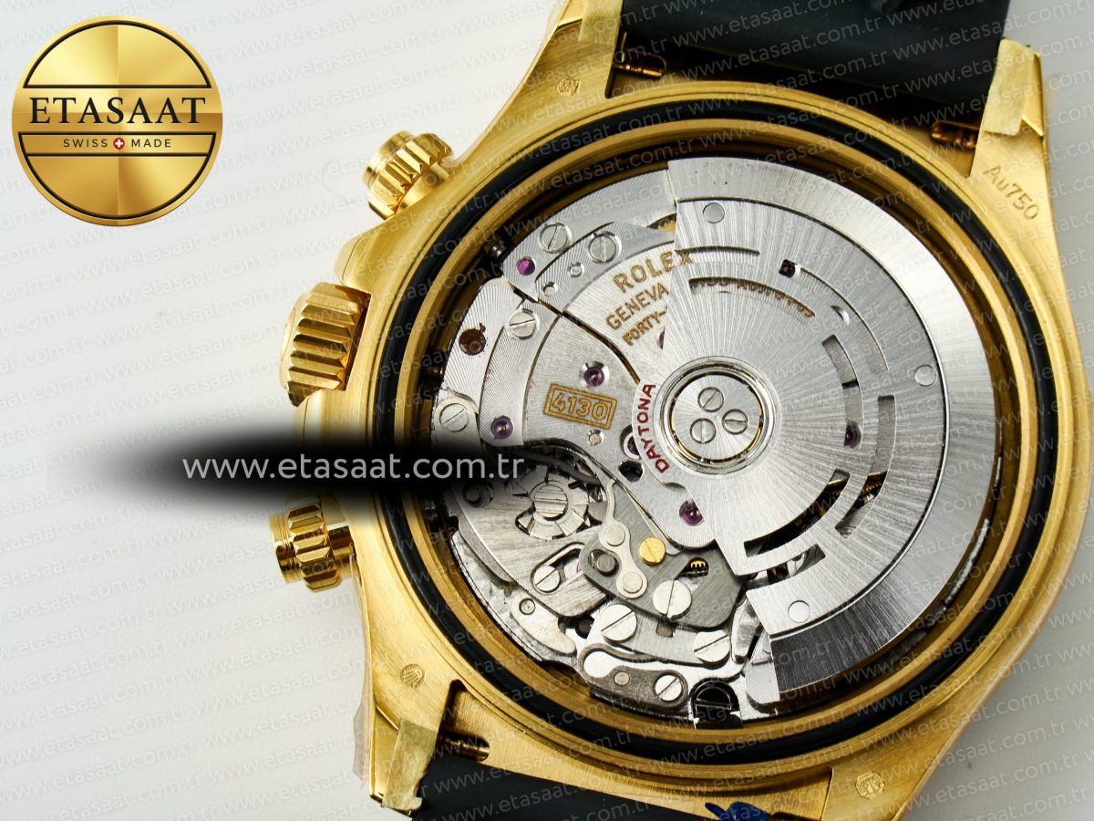 Daytona 116518 QF 1:1 Best Edition White/YG Dial on Oysterflex Strap SH4130 V11（Gain Weight） - Görsel 22