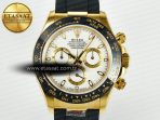Daytona 116518 QF 1:1 Best Edition White/YG Dial on Oysterflex Strap SH4130 V11（Gain Weight） - Görsel 4