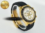 Daytona 116518 QF 1:1 Best Edition White/YG Dial on Oysterflex Strap SH4130 V11（Gain Weight） - Görsel 5
