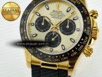 Daytona 116518 QF 1:1 Best Edition YG/Black Dial on Oysterflex Strap SH4130 V11（Gain Weight） - Görsel 12