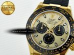 Daytona 116518 QF 1:1 Best Edition YG/Black Dial on Oysterflex Strap SH4130 V11（Gain Weight） - Görsel 13