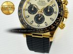 Daytona 116518 QF 1:1 Best Edition YG/Black Dial on Oysterflex Strap SH4130 V11（Gain Weight） - Görsel 14