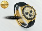 Daytona 116518 QF 1:1 Best Edition YG/Black Dial on Oysterflex Strap SH4130 V11（Gain Weight） - Görsel 5