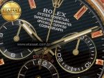 Daytona 116518 YG Orange Crystal Bezel N6F Best Edition Black Dial on Oysterflex Strap SA4130 - Görsel 11