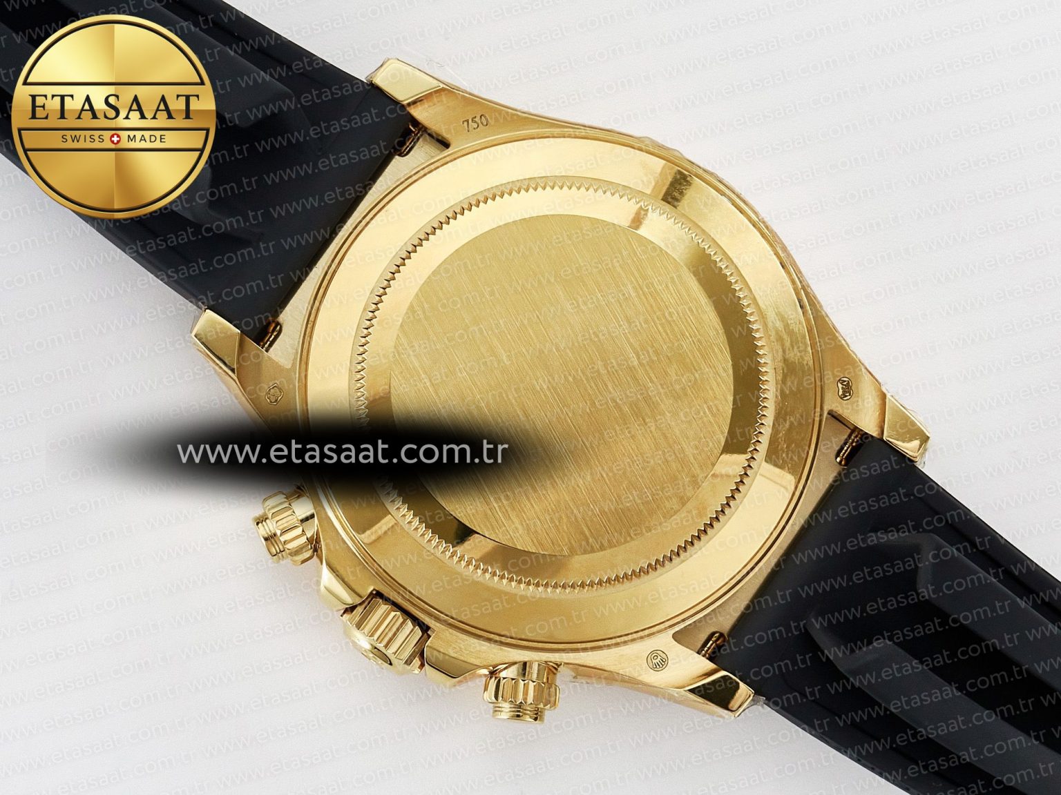 Daytona 116518 YG Orange Crystal Bezel N6F Best Edition Black Dial on Oysterflex Strap SA4130 - Görsel 18