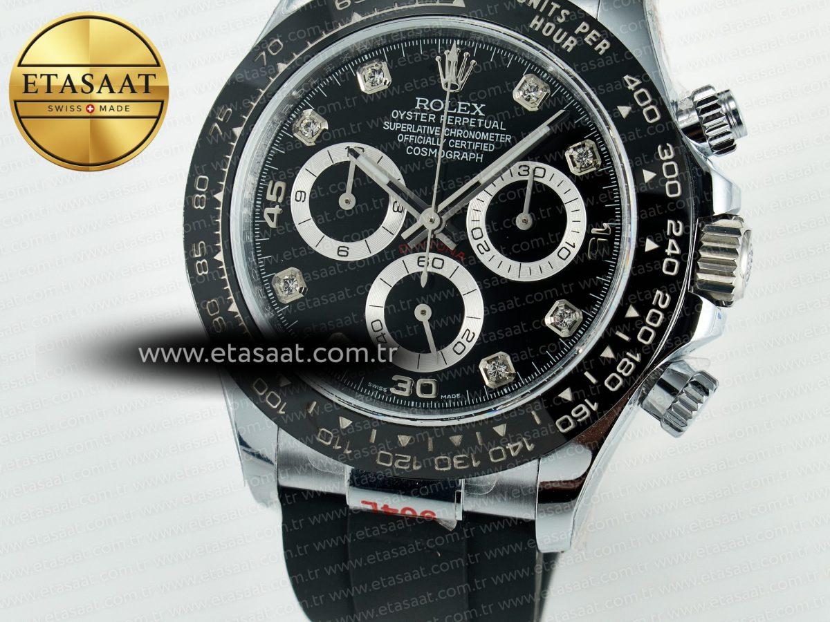 Daytona 116519 QF 1:1 Best Edition Black/Grey Dial on Oysterflex Strap SH4130 V11（Gain Weight） - Görsel 12