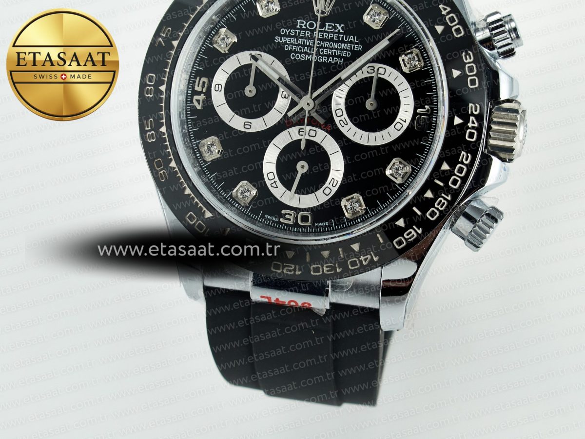 Daytona 116519 QF 1:1 Best Edition Black/Grey Dial on Oysterflex Strap SH4130 V11（Gain Weight） - Görsel 14