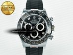 Daytona 116519 QF 1:1 Best Edition Black/Grey Dial on Oysterflex Strap SH4130 V11（Gain Weight） - Görsel 4