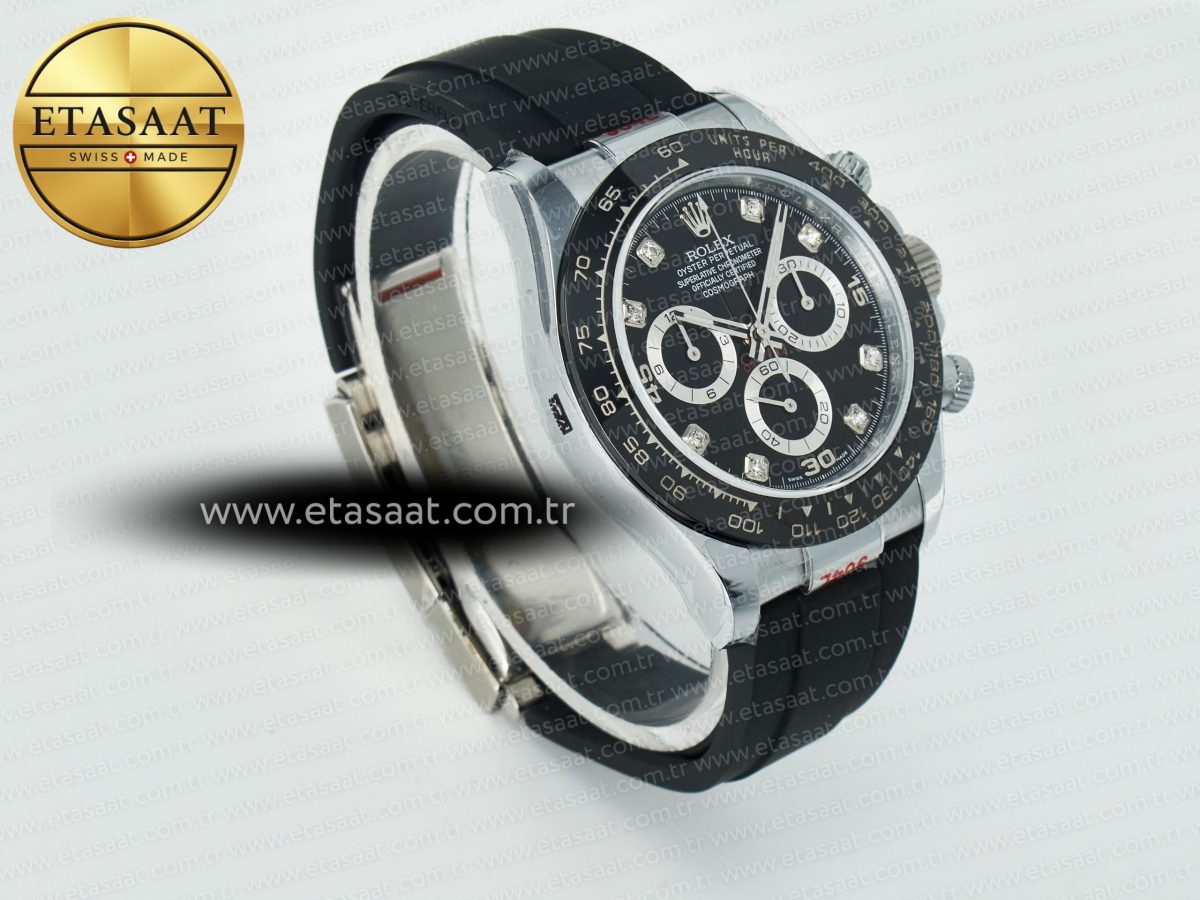Daytona 116519 QF 1:1 Best Edition Black/Grey Dial on Oysterflex Strap SH4130 V11（Gain Weight） - Görsel 5