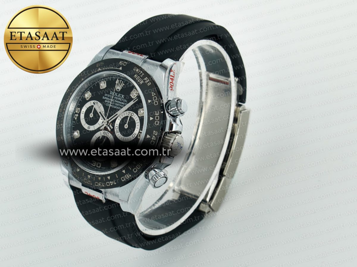 Daytona 116519 QF 1:1 Best Edition Black/Grey Dial on Oysterflex Strap SH4130 V11（Gain Weight） - Görsel 6