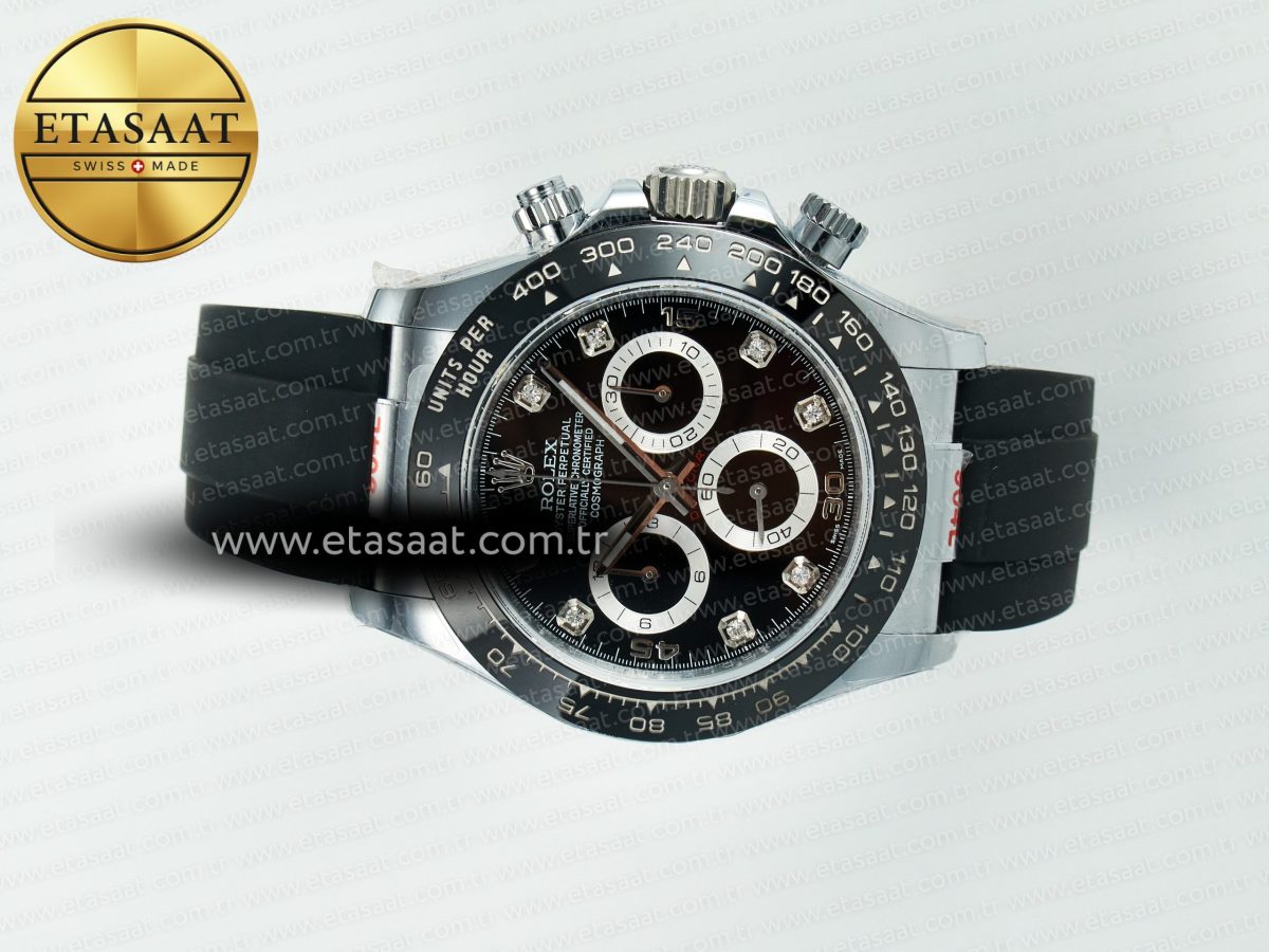 Daytona 116519 QF 1:1 Best Edition Black/Grey Dial on Oysterflex Strap SH4130 V11（Gain Weight） - Görsel 8