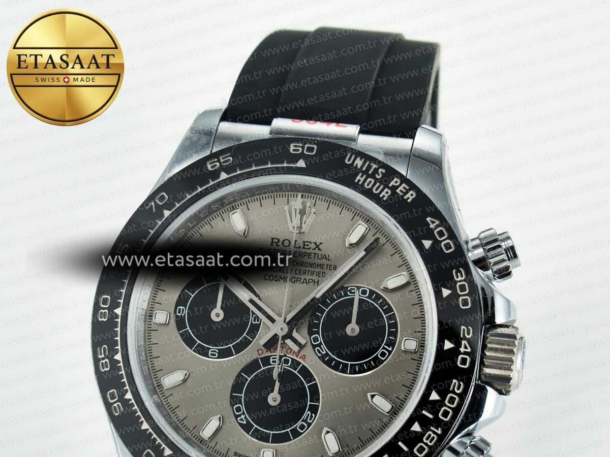 Daytona 116519 QF 1:1 Best Edition Grey/Black Dial on Oysterflex Strap SH4130 V11（Gain Weight） - Görsel 10